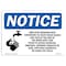 Signmission OSHA Notice, 3.5" Height, Employees Working With Chromium Sign With Symbol, 5" X 3.5", Landscape OS-NS-D-35-L-12016 - alternate 1